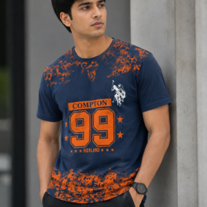 New Trendy USPA Cotton Premium Men's Round Neck T-shirt