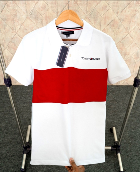 Brand New TMY Mens Cotton Cut & Sew Pique Polo T-shirt