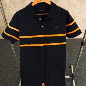 tommy-premium-quality-cotton-stripes-polo-tshirt