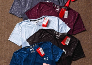 Athletics Sports Premium Quality Embossed Men’s Sports Round Neck Tshirt