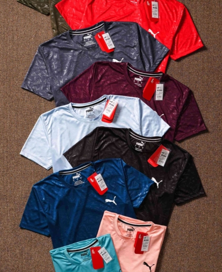 Athletics Sports Premium Quality Embossed Men’s Sports Round Neck Tshirt