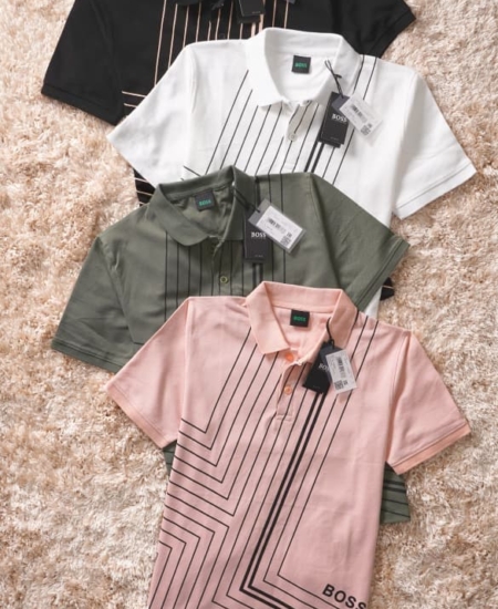 Brand New HB Premium Quality Men’s Pique Polo Tshirt