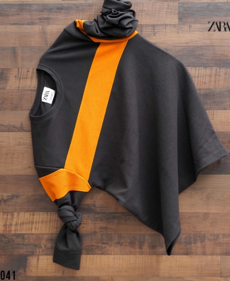 Zaro Premium Men’s Cut & Sew Style Round Neck T shirt Full Sleeve