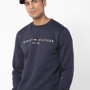 Brand New TMY Loop Knit Cotton Embroidery Sweatshirt Full Sleeve