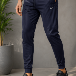 Branded NKE 4 Way Lycra Premium Quality Men's Sports Track pant With Cuff