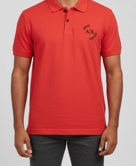 Brand New Armin Premium Cotton Chest Embroidery Pique Polo T-shirt