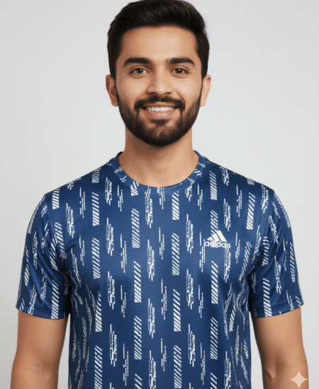 Sports Premium Quality 2 Way Lycra Men’s Sports T-shirt