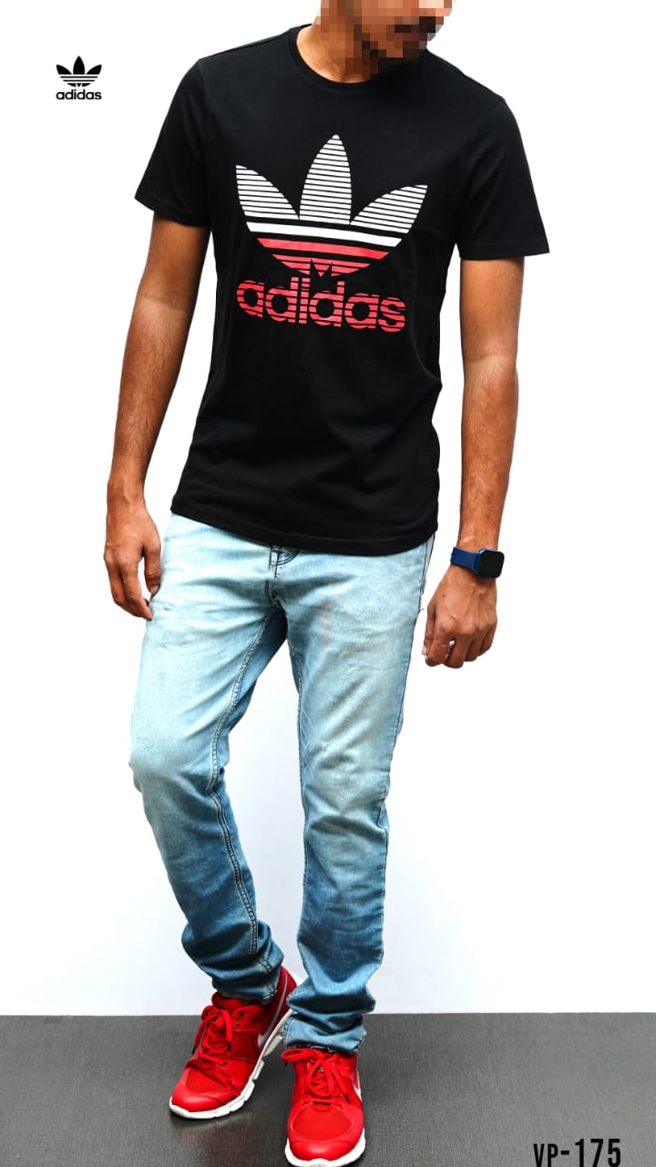 Men’s Regular Use Cotton Printed Round Neck T-shirt [ECONOMIC]