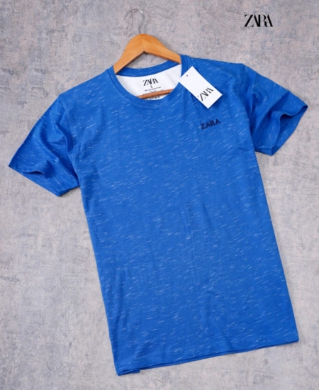Men’s Regular Use Cotton Solid Plain Round Neck T-shirt [Economic}