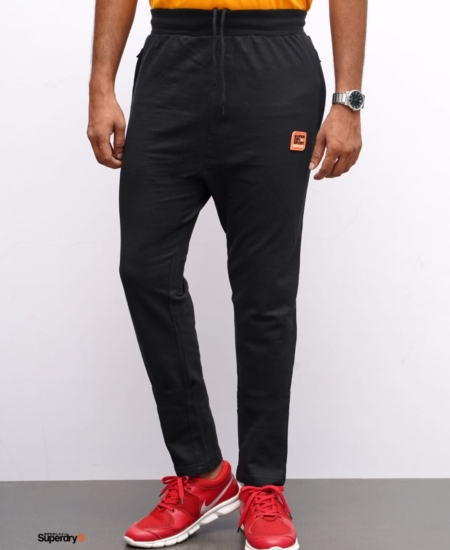 Brand New SDRY Cotton Loop Knit Regular Fit Track Pant Without Cuff