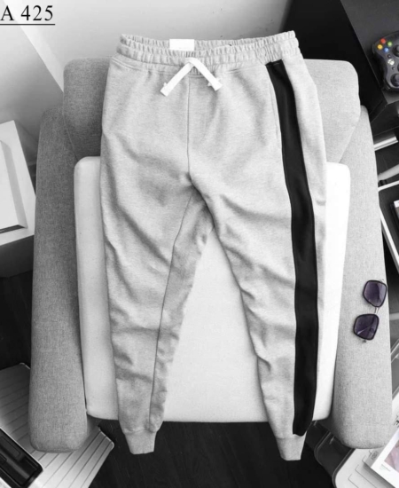 Brand New ZARO Cut & Sew Cotton Loop knit Jogger Track Pant with Cuff