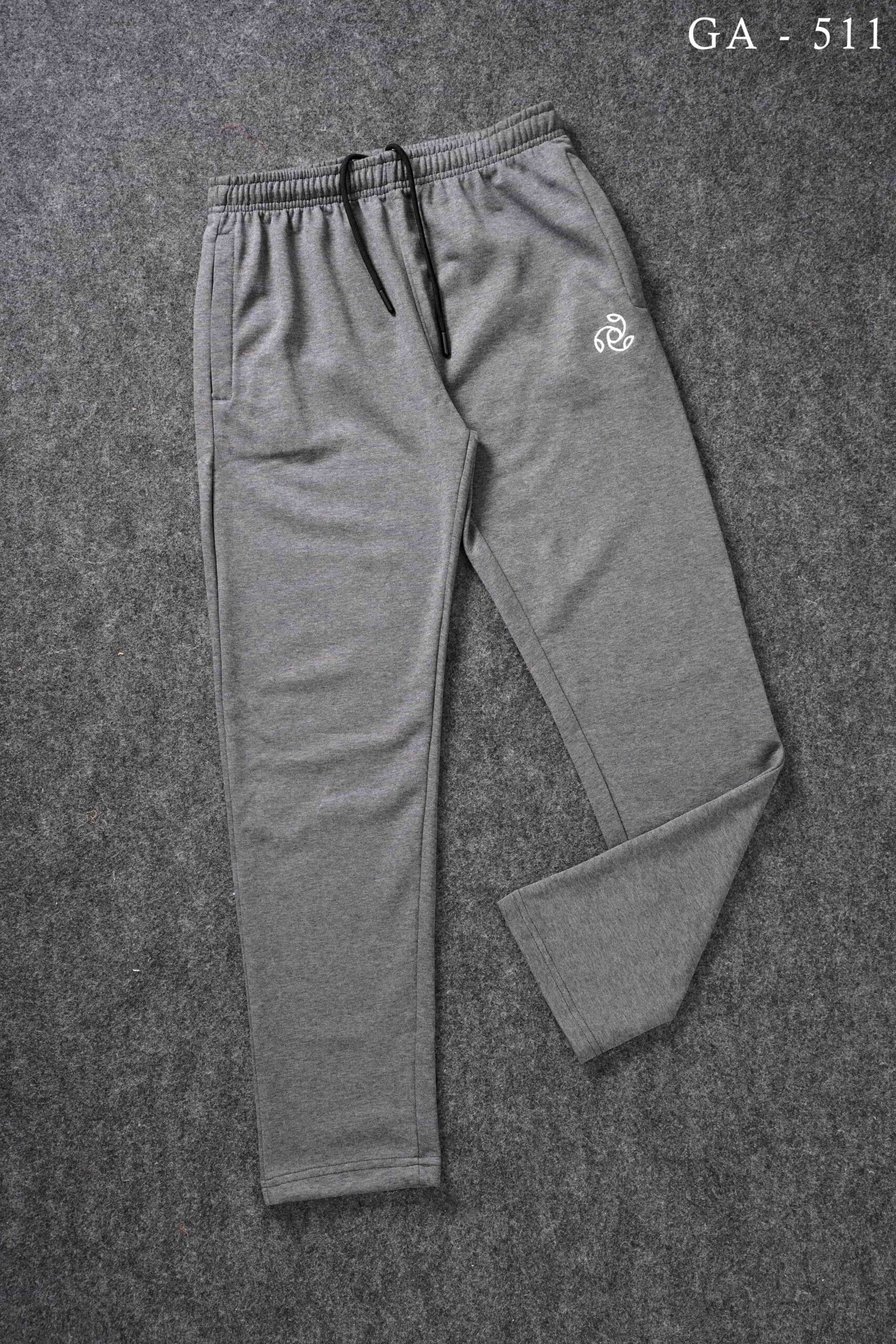 Brand New JKY Pure Cotton Loop Knit Regular Fit Track Pant Without Cuff
