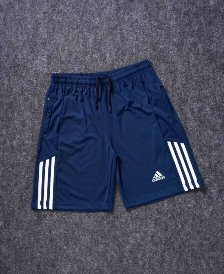 Sports Premium Quality Dry Fit 4 Way Lycra Shorts with 3 Stripes