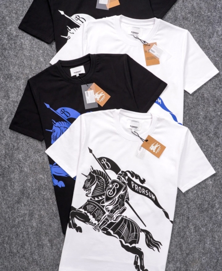 Brand New BURB Cotton Premium Printed Men’s Round Neck T-shirt