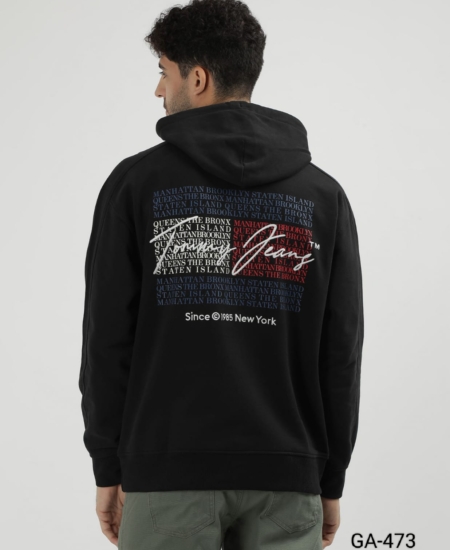 Brand New TMY Printed Hooded Sweatshirt Full Sleeve