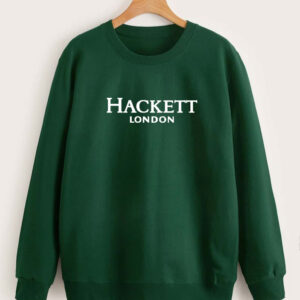 Brand New HKT Loop Knit Cotton Embroidery Sweatshirt Full Sleeve