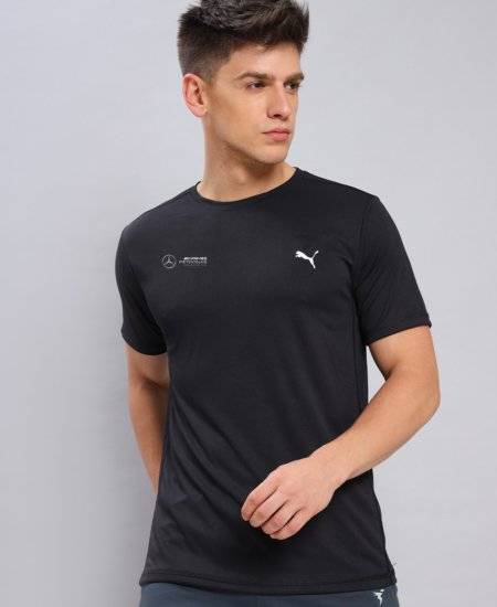 New AMG Men’s Sports Dot Knit Dry Fit Round Neck T-shirt