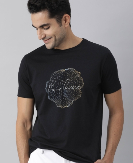 Most Wanted Premium Men’s Chest Printed Round Neck T-Shirt