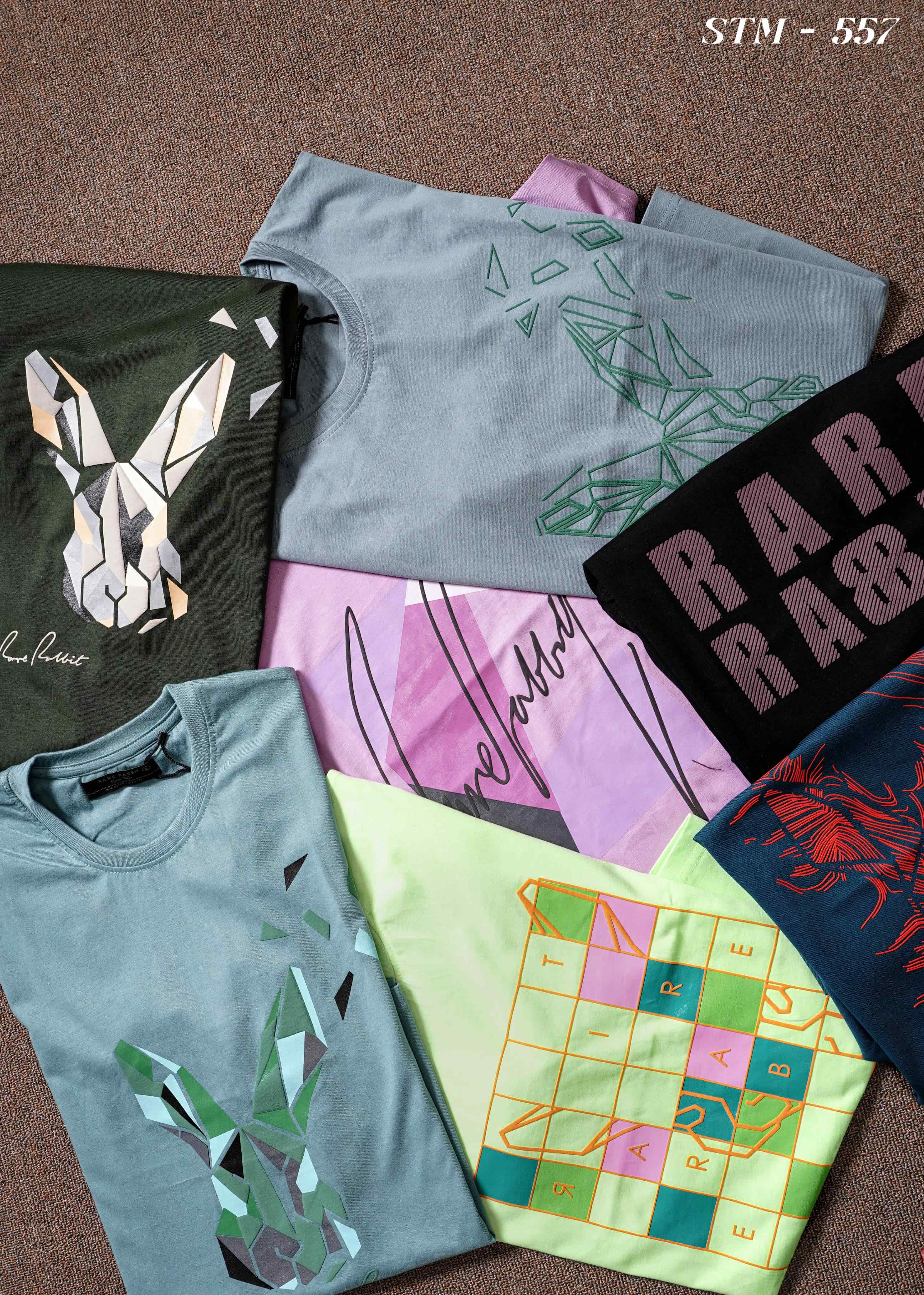 New Tending Brand Premium Men’s HD Chest Printed Round Neck T-Shirt