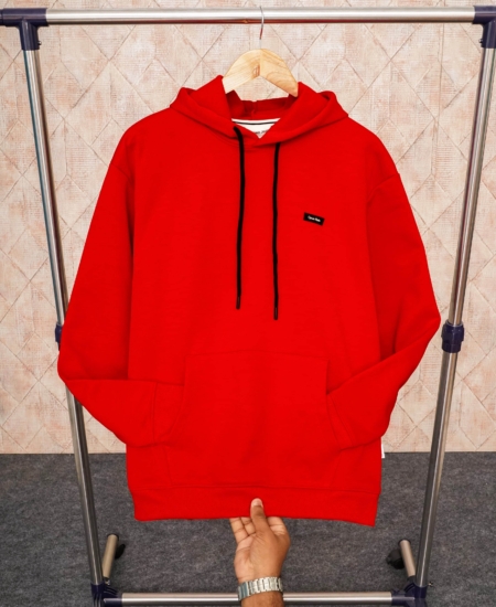 Brand New CaKl Solid Plain Hooded Sweatshirt Full Sleeve