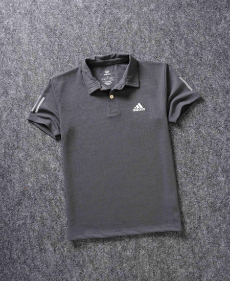 Brand New Ads Rare Collection Sports Jacquard Fabric Sports Polo T-shirt
