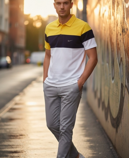 Brand New NKE Mars Sports Polo T shirt Half Sleeve