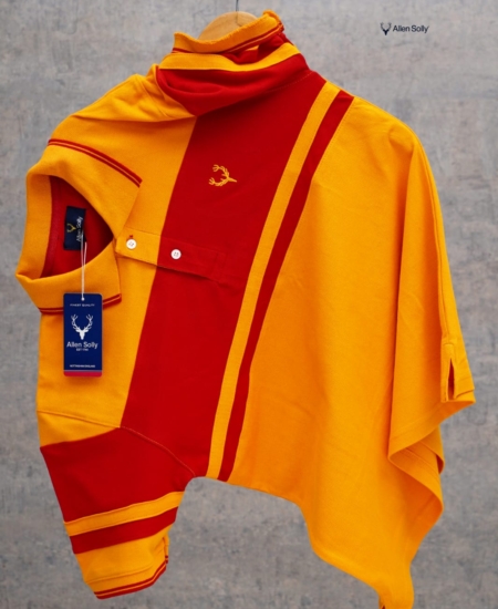 Allen Mens Cotton Cut & Sew Pique Polo T-shirt