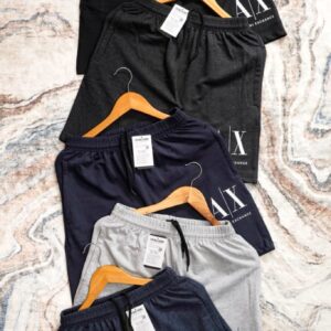 brand-new-ax-logo-printed-cotton-loop-knit-shorts