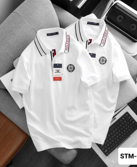 Brand New TMY Premium Cotton Chest Embroidery Mens Polo T-shirt