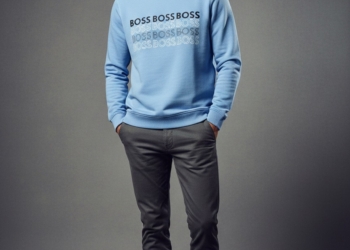 Branded BSS Premium Quality Loop Knit Printed Sweatshirt Full Sleeve