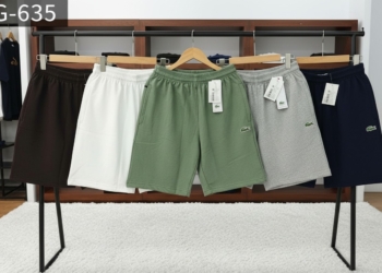 Branded Lacst Premium Pure Cotton Loop Knit Shorts