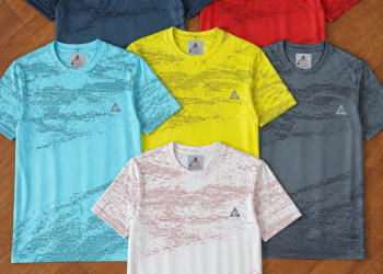 Grey Armour Original Premium Sports Lycra All Over Printed Round neck T-shirt