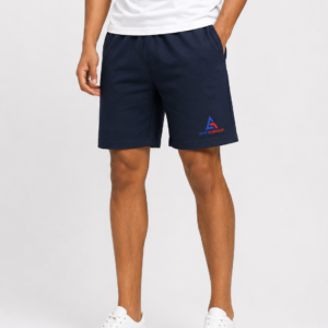 grey-armour-logo-embroidery-cotton-loop-knit-shorts