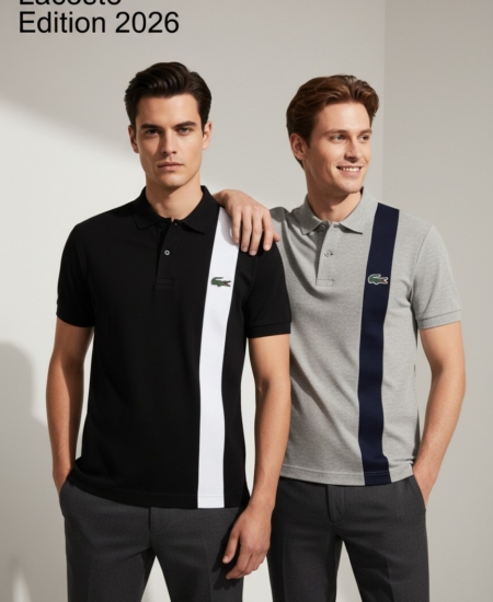 Brand New LAC Men’s Cotton Cut & Sew Pique Polo T-shirt