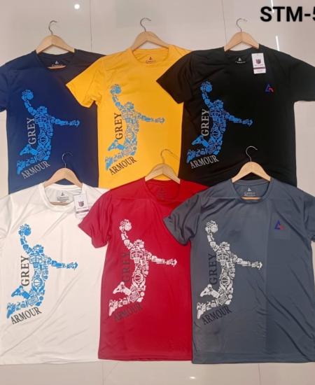 GREY ARMOUR Original Premium Quality sports Round Neck T-shirt