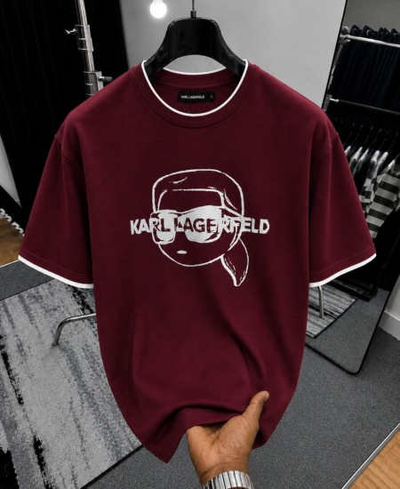 Karl Premium Quality Drop Shoulder Round Neck Tshirt