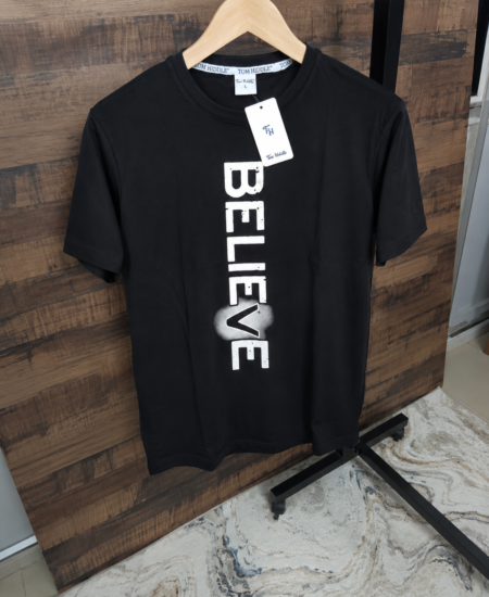 Branded TOM HIDDLE Graphic Printed Cotton Round Neck T-Shirt