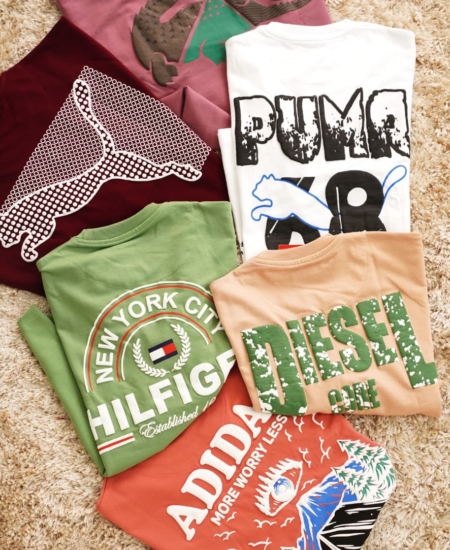 MULTI BRAND DROP SHOULDER (OVERSIZED) ROUND NECK T-SHIRT