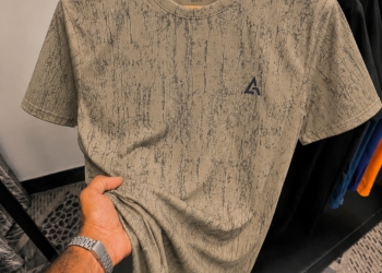 GREY ARMOUR Premium Polyester Sports Round neck T-shirt