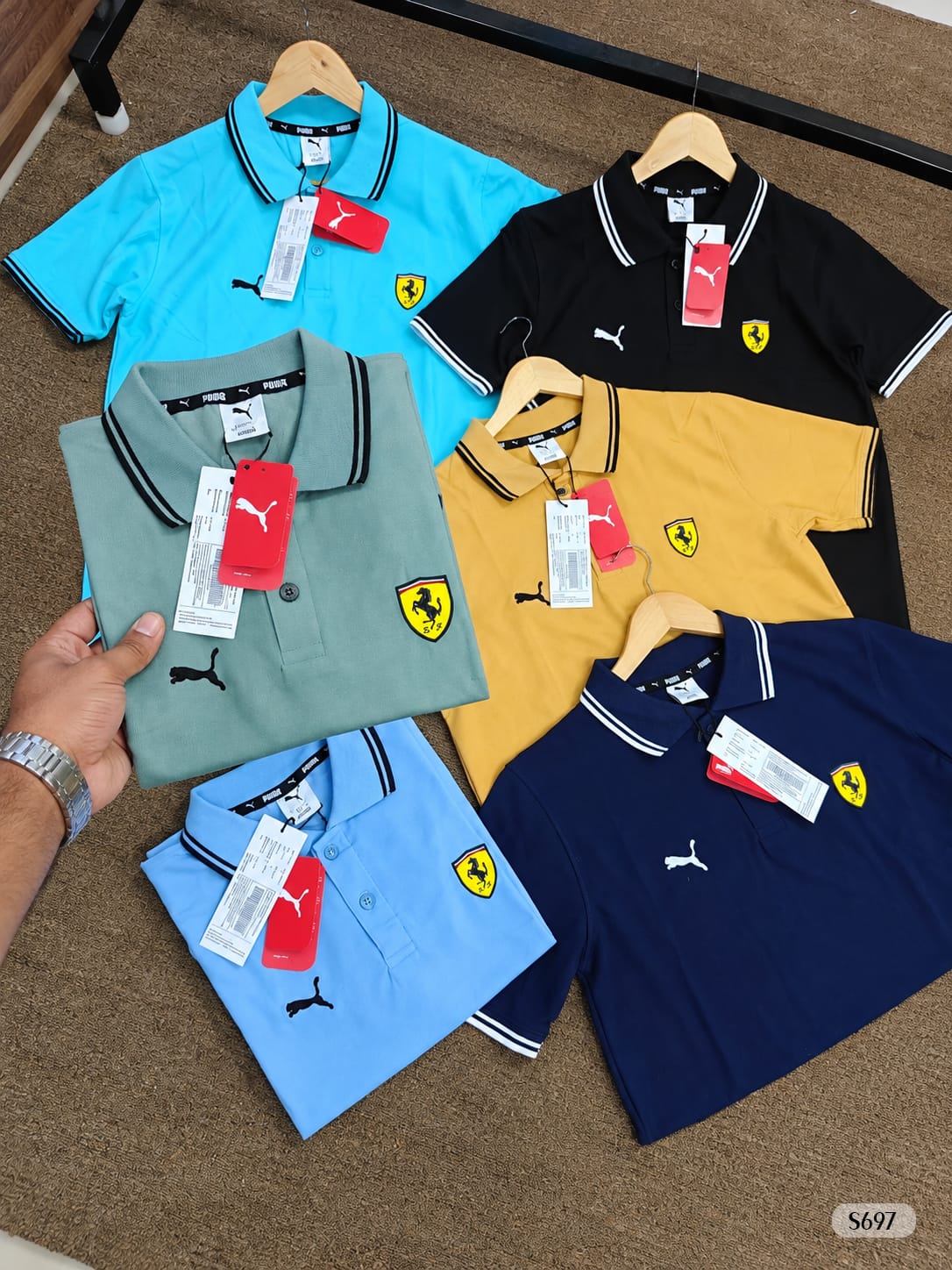 PMA FERRARI PREMIUM QUALITY SPORTS POLO TSHIRT