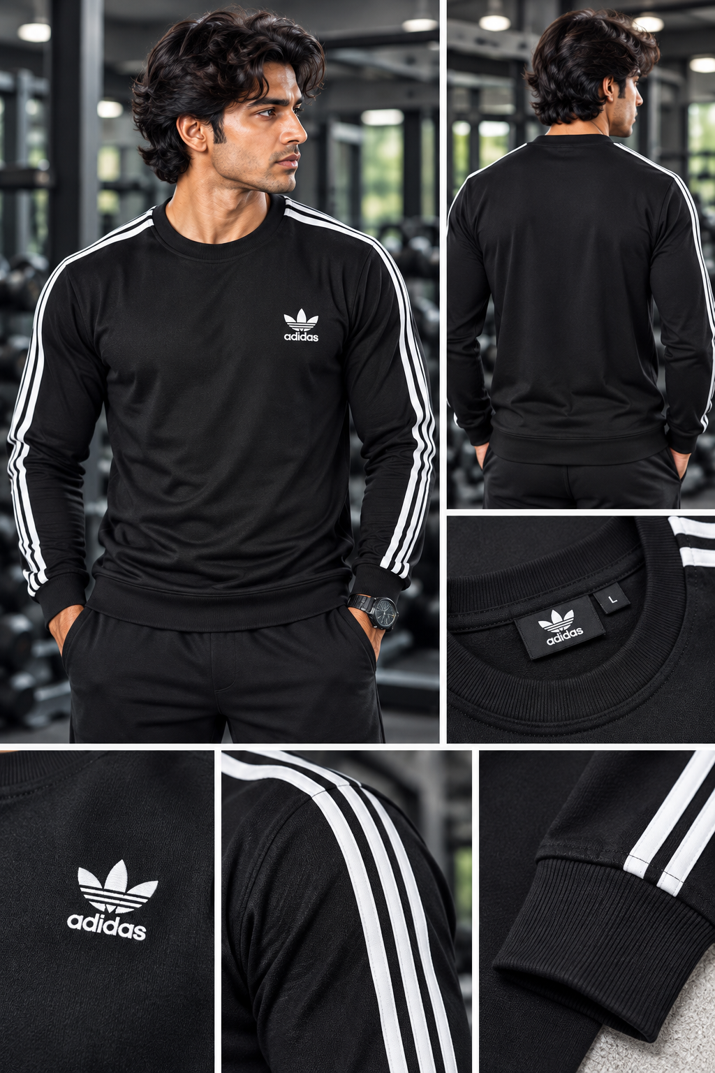 Brand ADIDS Premium Quality Designer Men’s Full Sleeve T-Shirt