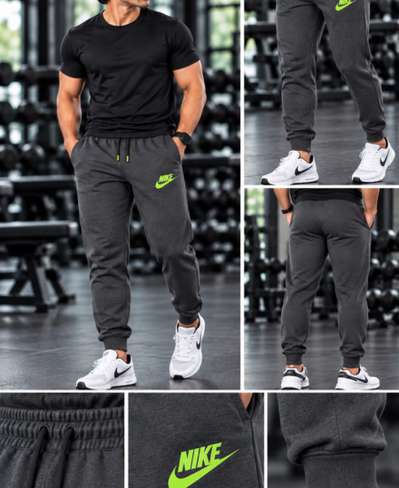NKE Cotton Loop Knit Track Pant With Cuff [ECONOMIC]