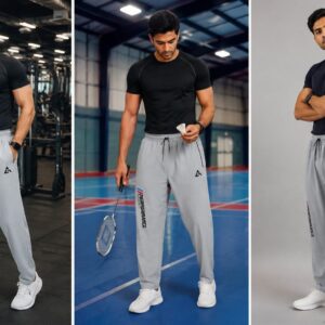 GREY ARMOUR N.S Lycra Premium Men's Sports Track Pant