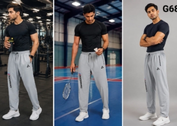 GREY ARMOUR N.S Lycra Premium Men’s Sports Track Pant