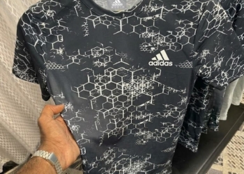 ADIDS TAIWAN IMPORTED FABRIC SPORTS DRI FIT ROUND NECK T-SHIRT